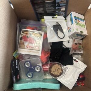 Mystery boxes mixed a lot all resalable items. Nearly 5 pounds.
